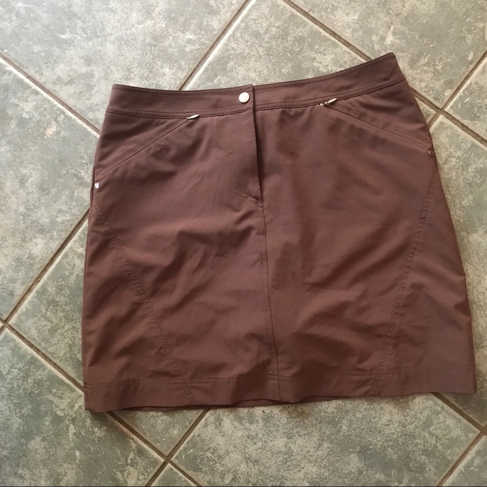 Cutter Buck brown skort